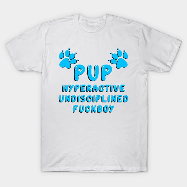 PUP - DEFINED BLUE T-Shirt by DiaperedFancy